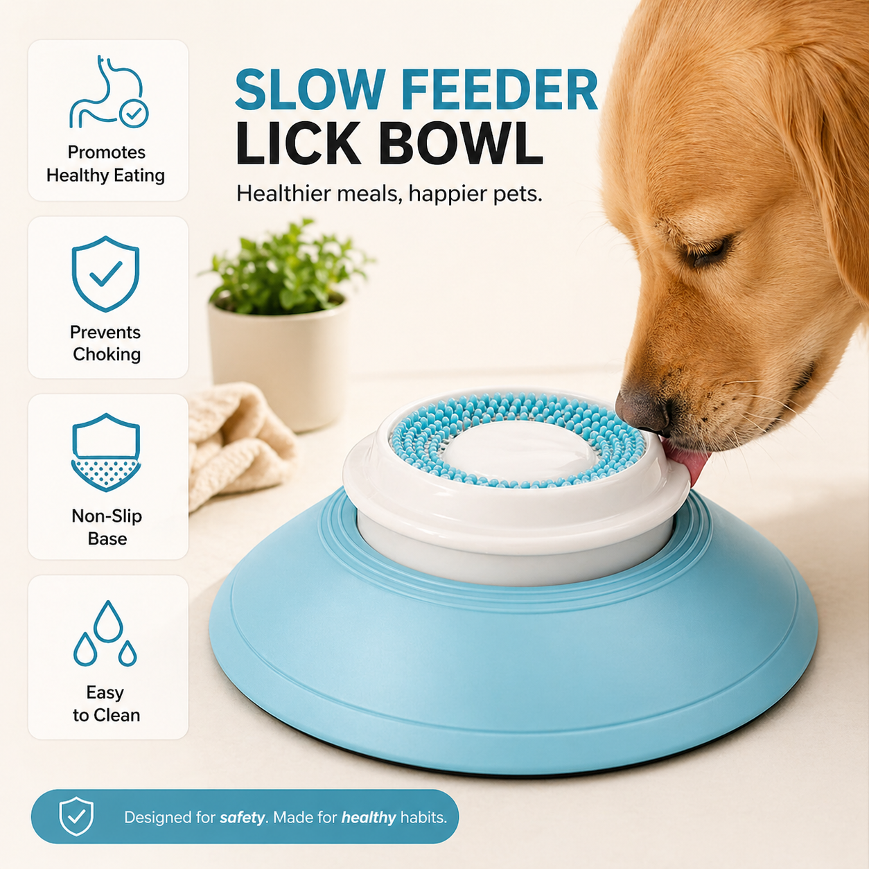 LickyPaws Pet Slow Feeder
